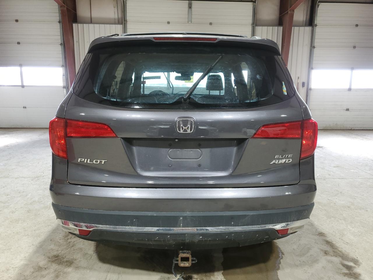 2016 Honda Pilot VIN 5FNYF6H02GB059023 Copart auction photo, water/flood damage thumbnail 6
