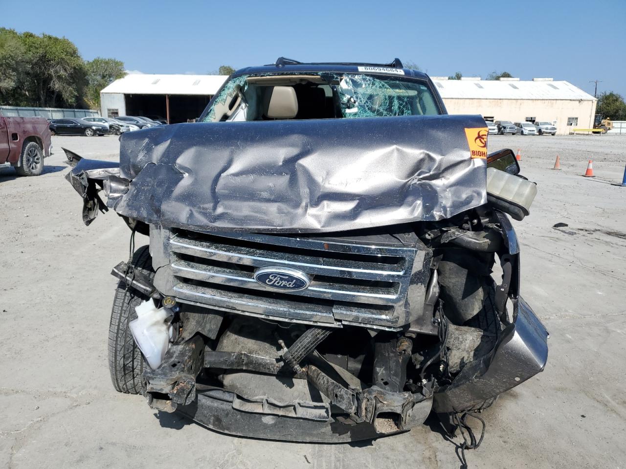 2012 Ford Expedition VIN 1FMJK1K55CEF13678 Copart auction photo, biohazard/chemical / front end damage thumbnail 5