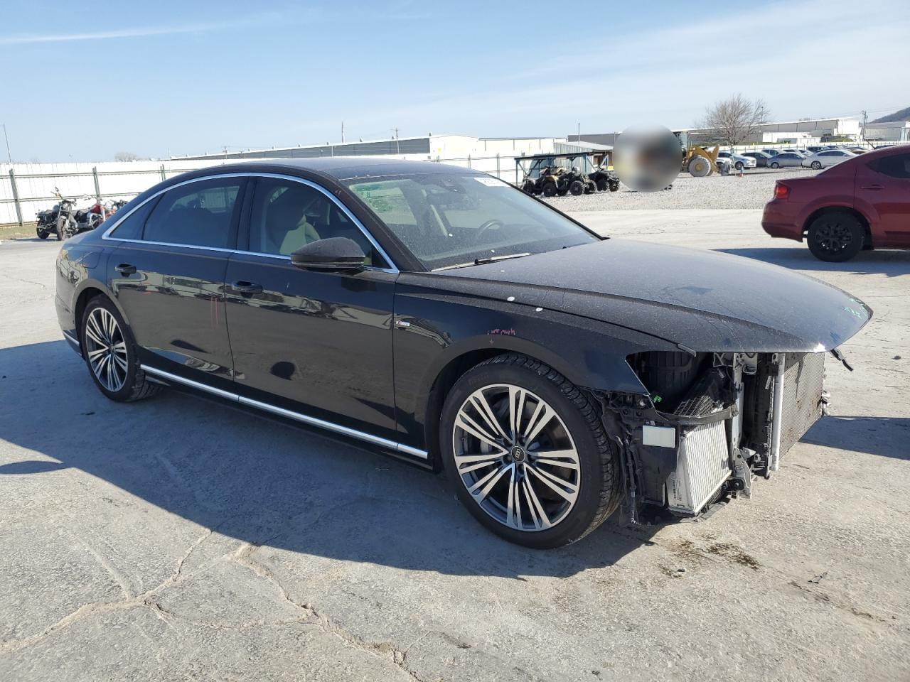 2023 Audi A8 VIN WAULDAF8XPN011716 Copart auction photo, front end / minor dent/scratches damage thumbnail 4