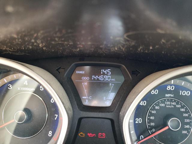 2013 Hyundai Elantra VIN KMHDH4AE1DU858423 Copart auction photo, vandalism damage thumbnail 9