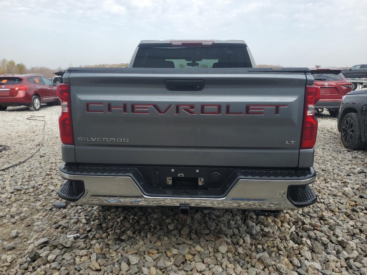 2020 Chevrolet Silverado VIN 3GCUYDED1LG152933 Copart auction photo, side damage thumbnail 6