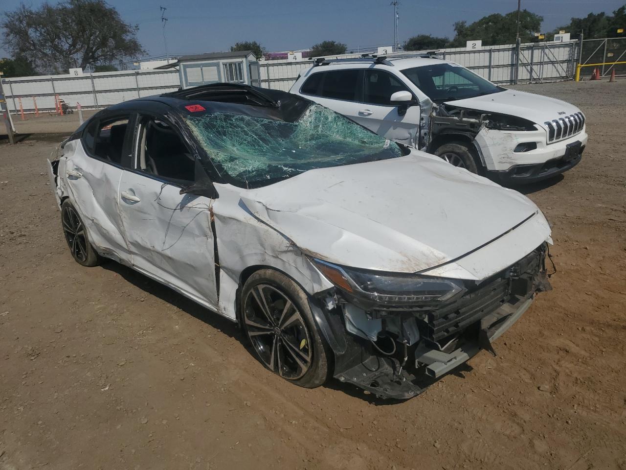2021 Nissan Sentra VIN 3N1AB8DV4MY275453 Copart auction photo, all over damage thumbnail 4