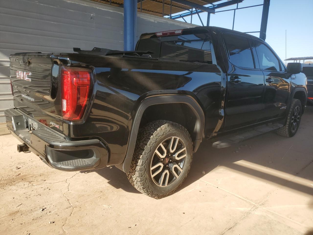 2019 GMC Sierra VIN 1GTP9EEL5KZ146669 Copart auction photo, side damage thumbnail 3