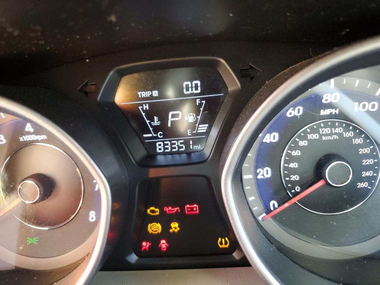 2016 Hyundai Elantra VIN 5NPDH4AE8GH773792 Copart auction photo, front end / rear end damage thumbnail 9