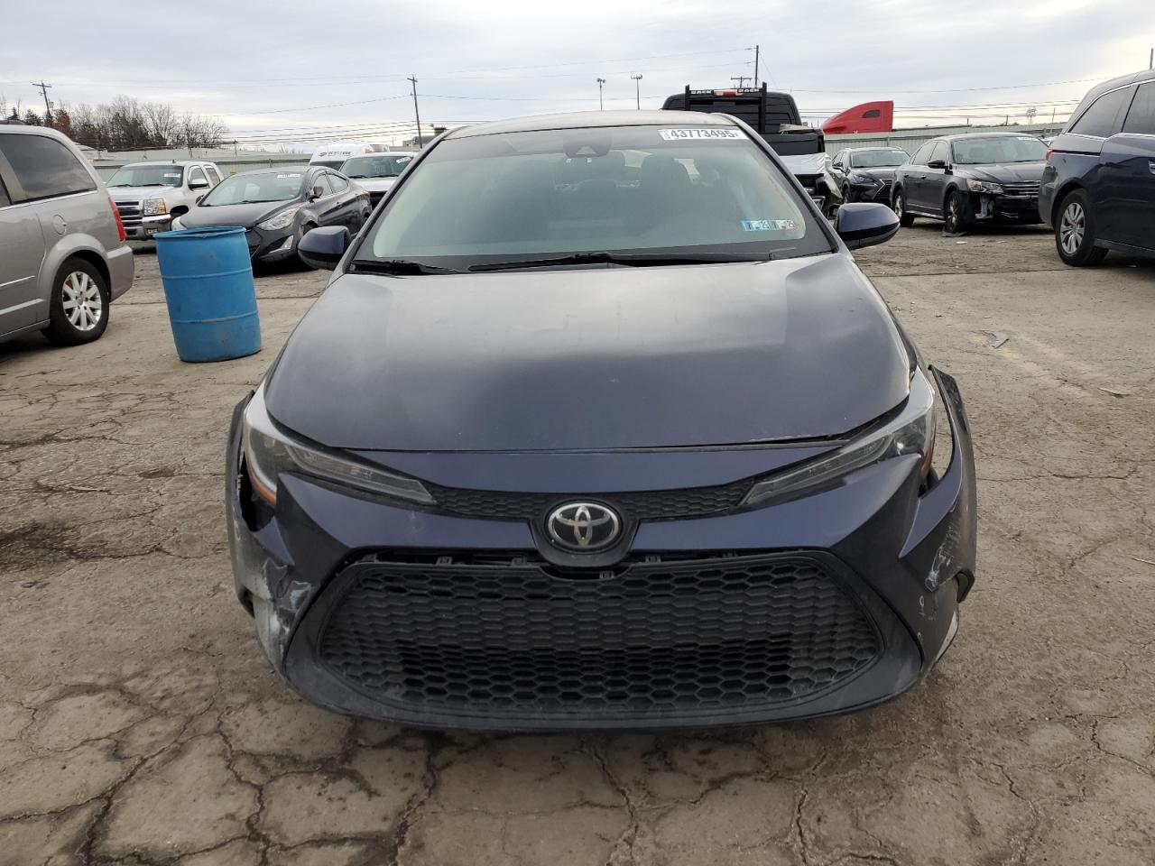 2022 Toyota Corolla VIN 5YFVPMAE3NP344583 Copart auction photo, rear end / front end damage thumbnail 5