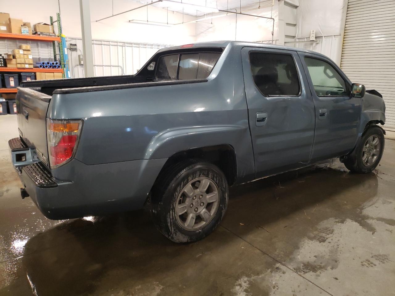 2007 Honda Ridgeline VIN 2HJYK16387H506343 Copart auction photo, front end / side damage thumbnail 3