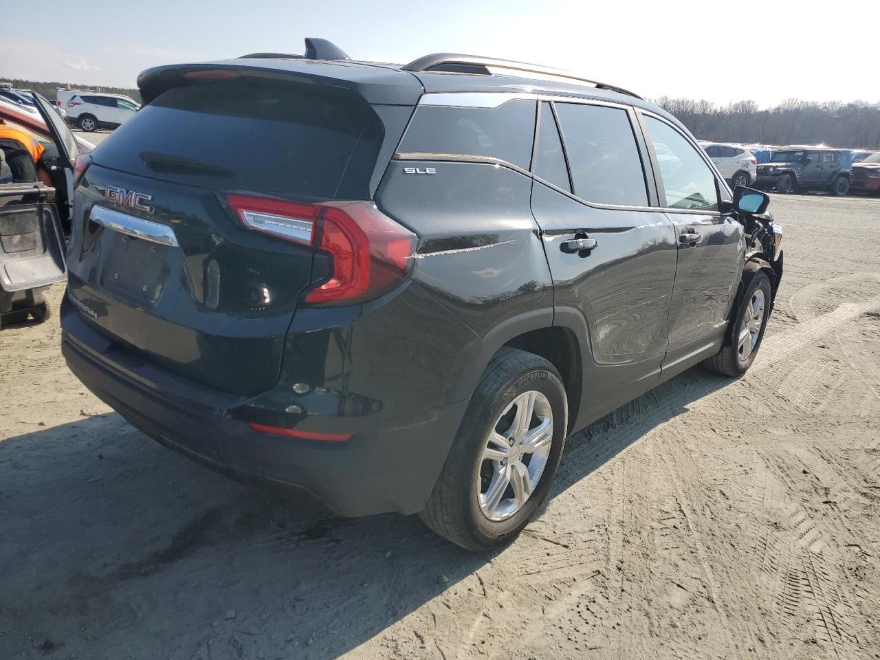 2022 GMC Terrain VIN 3GKALMEV2NL279845 Copart auction photo, all over damage thumbnail 3