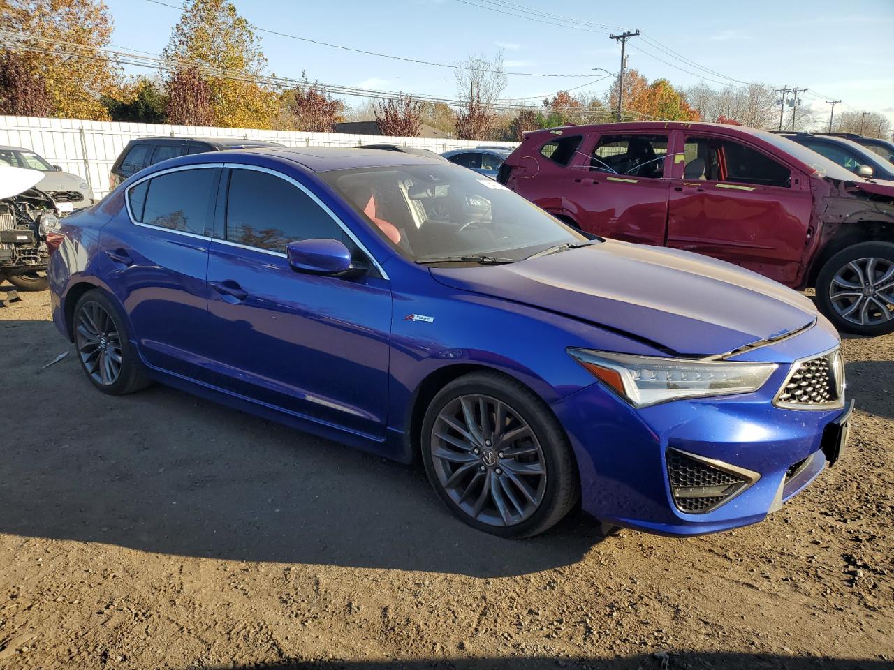 2019 Acura ILX VIN 19UDE2F81KA003922 Copart auction photo, rear end / minor dent/scratches damage thumbnail 4