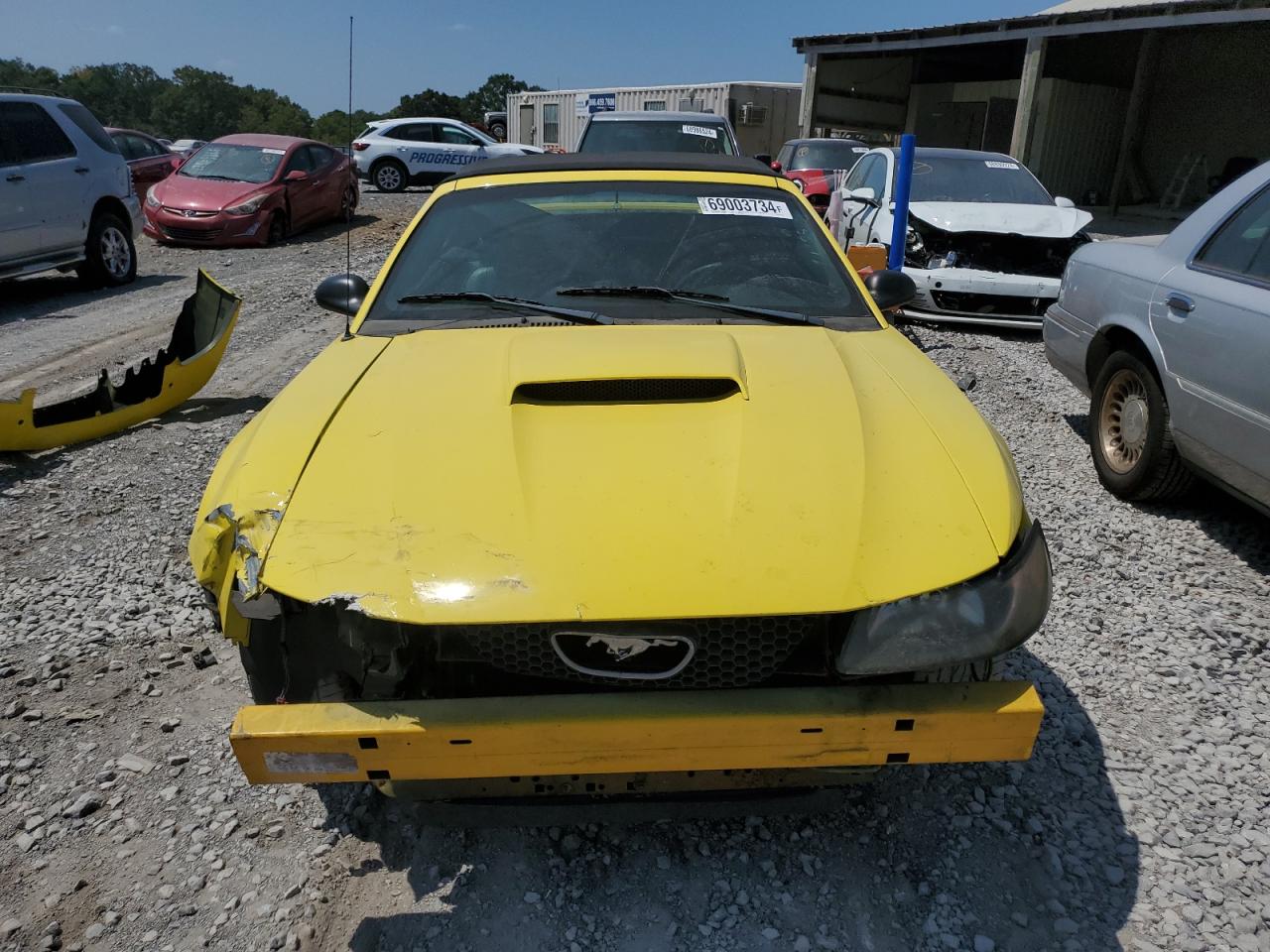 2003 Ford Mustang VIN 1FAFP44433F329132 Copart auction photo, front end damage thumbnail 5