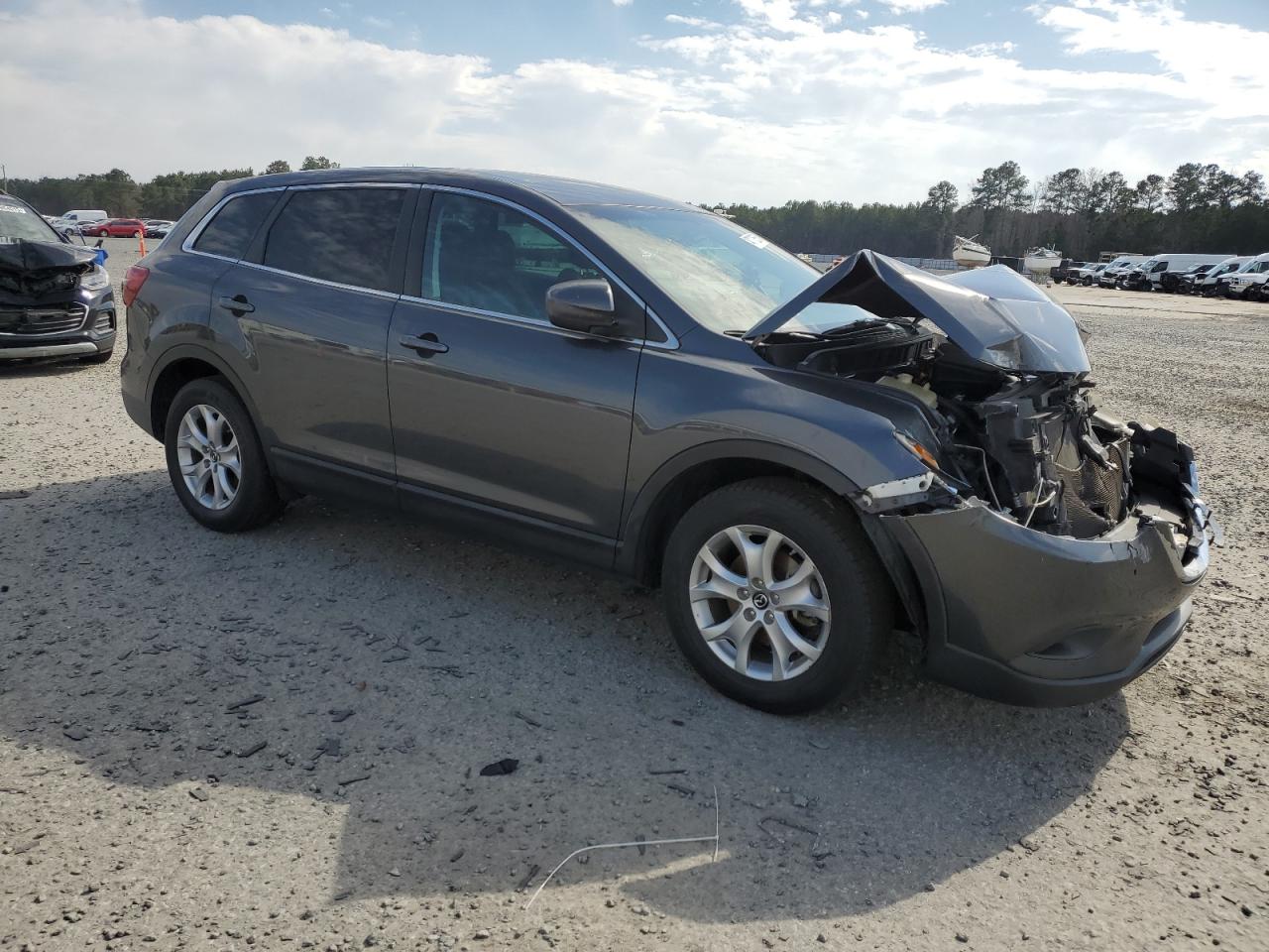 2015 Mazda CX-9 VIN JM3TB2CA4F0457272 Copart auction photo, front end damage thumbnail 4