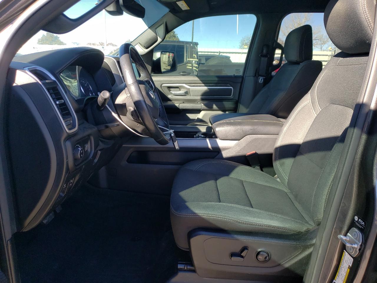 2022 RAM 1500 VIN 1C6SRFFT1NN222714 Copart auction photo, side / front end damage thumbnail 7
