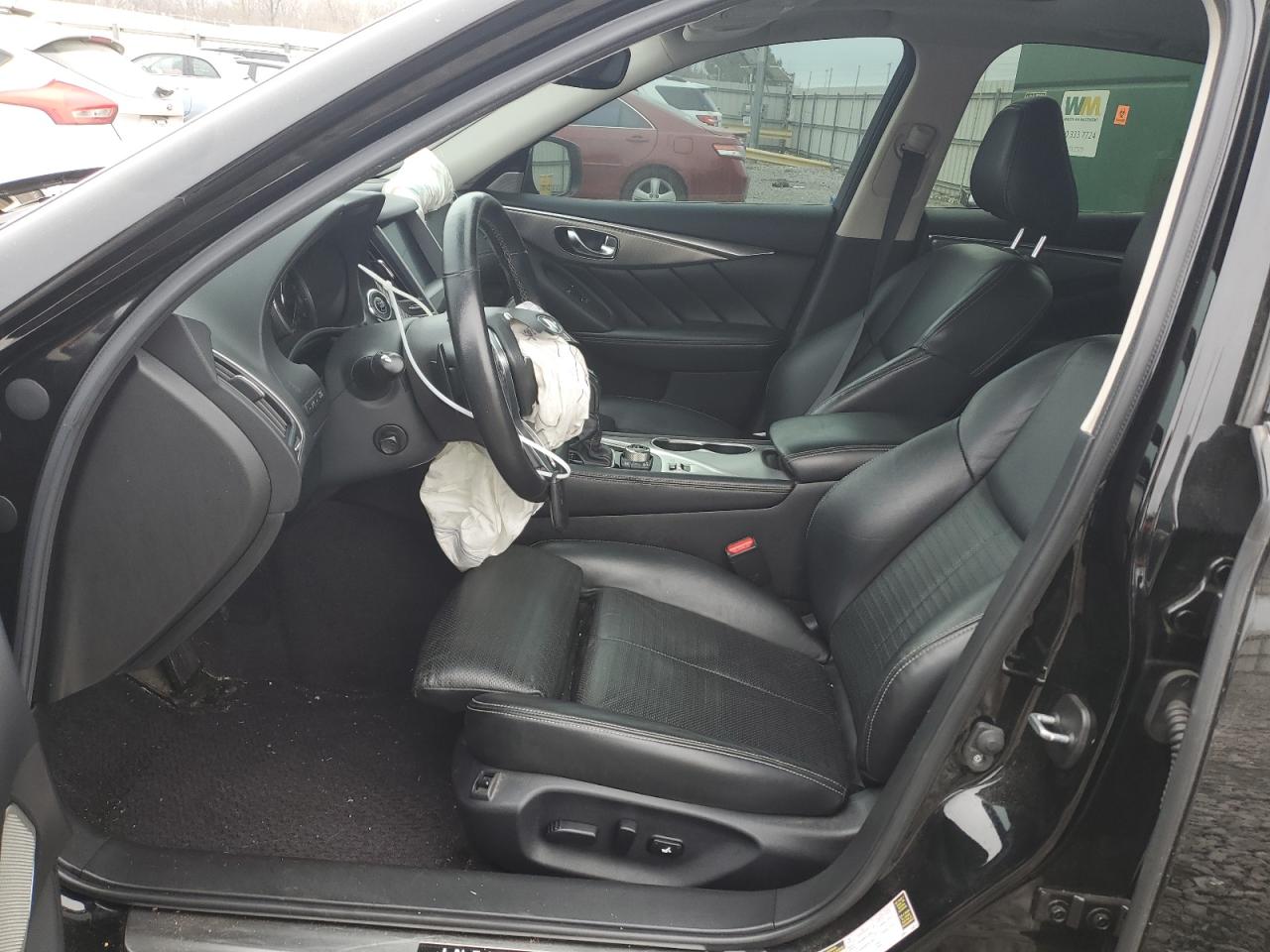2020 Infiniti Q50 VIN JN1EV7AP7LM205102 Copart auction photo, front end / mechanical damage thumbnail 7