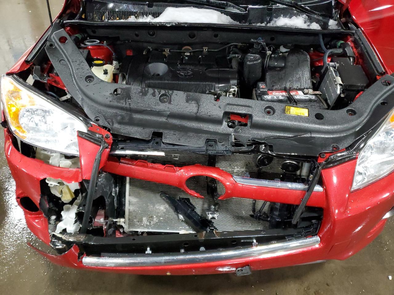 2012 Toyota RAV 4 VIN 2T3DF4DV0CW184546 Copart auction photo, front end damage thumbnail 13