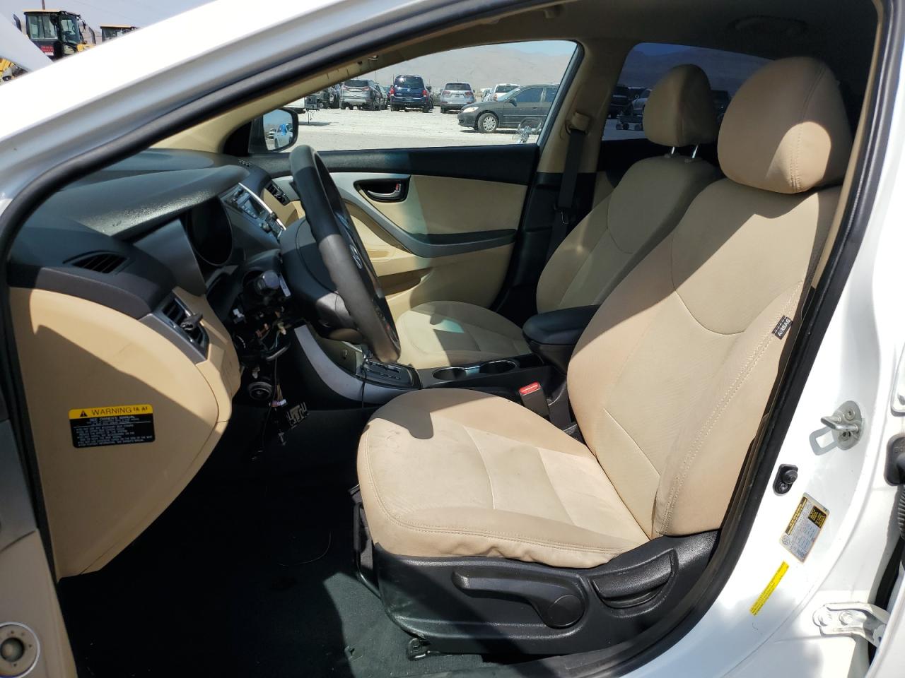2013 Hyundai Elantra VIN 5NPDH4AE8DH294543 Copart auction photo, vandalism damage thumbnail 7