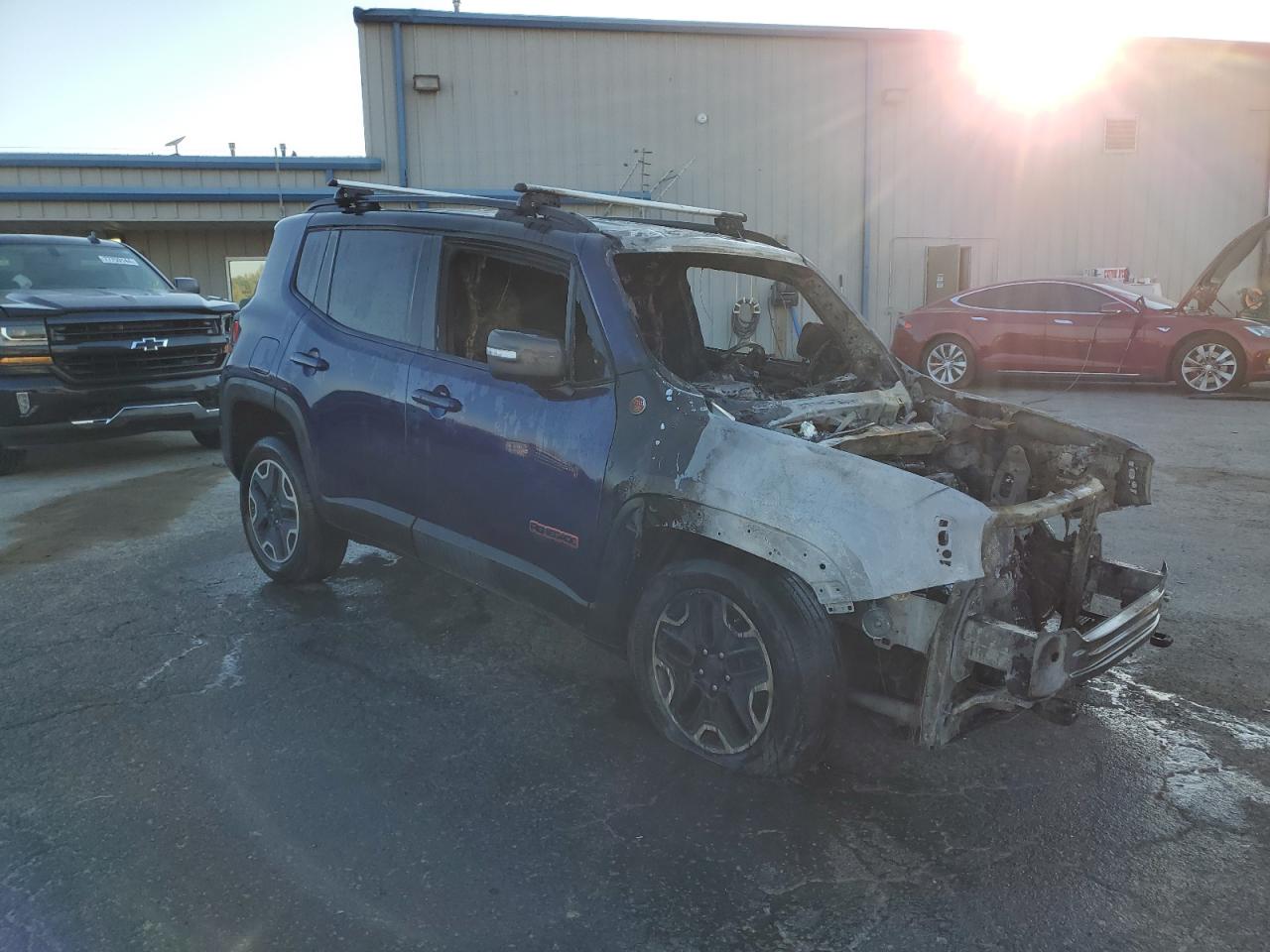 2016 Jeep Renegade VIN ZACCJBCT3GPD67216 Copart auction photo, burn - engine / replaced vin damage thumbnail 4