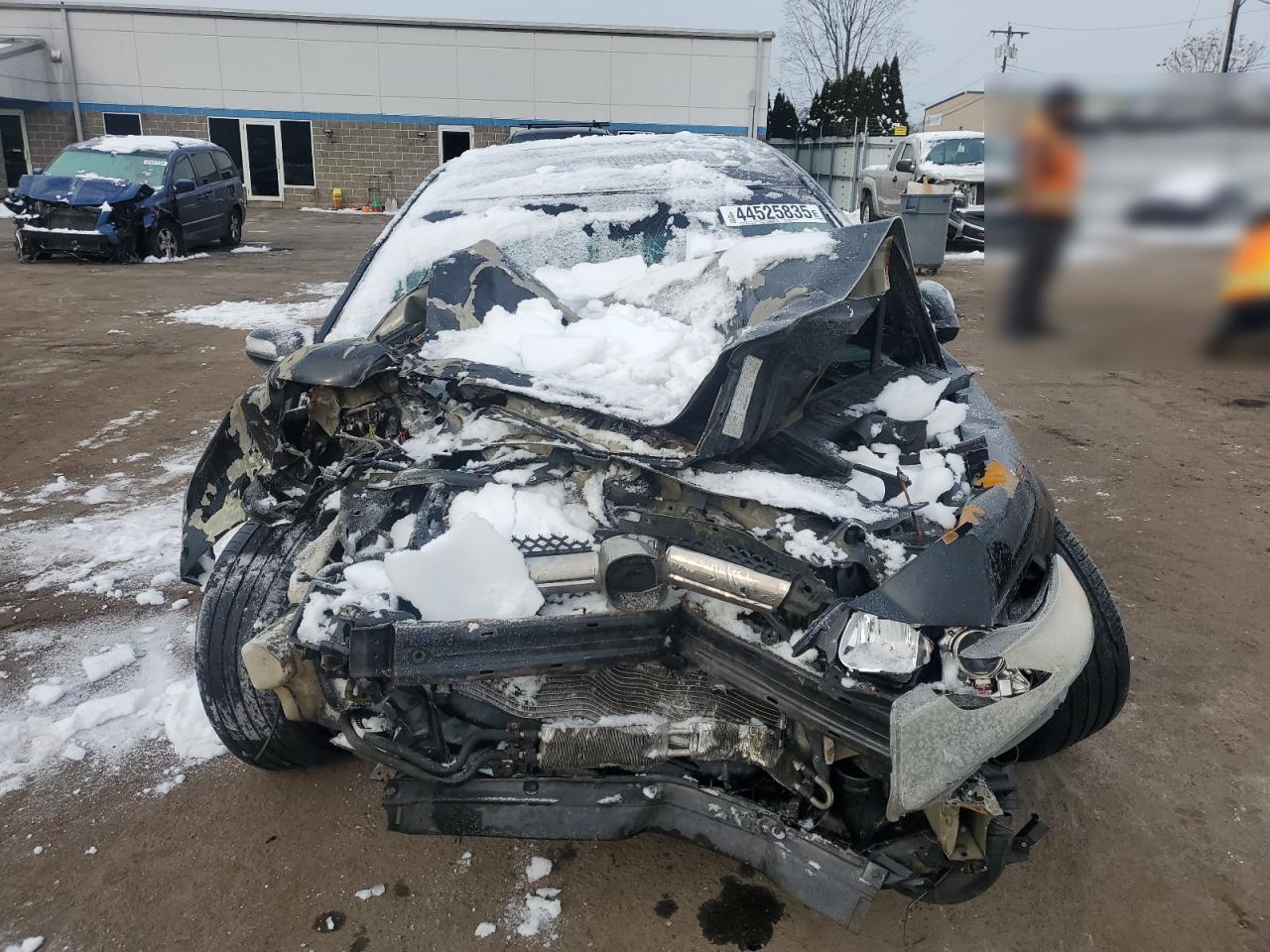 2008 Acura TL VIN 19UUA75558A034826 Copart auction photo, front end / side damage thumbnail 5