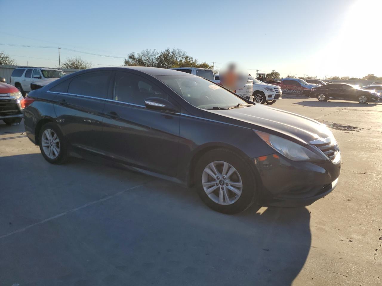 2014 Hyundai Sonata VIN 5NPEB4AC6EH839242 Copart auction photo, rear end damage thumbnail 4