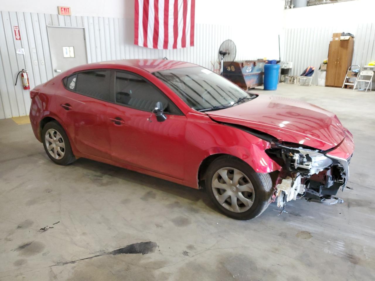 2016 Mazda 3 VIN 3MZBM1T70GM280373 Copart auction photo, front end / minor dent/scratches damage thumbnail 4