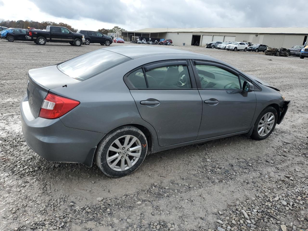 2012 Honda Civic VIN JHMFB2F88CS002390 Copart auction photo, front end damage thumbnail 3