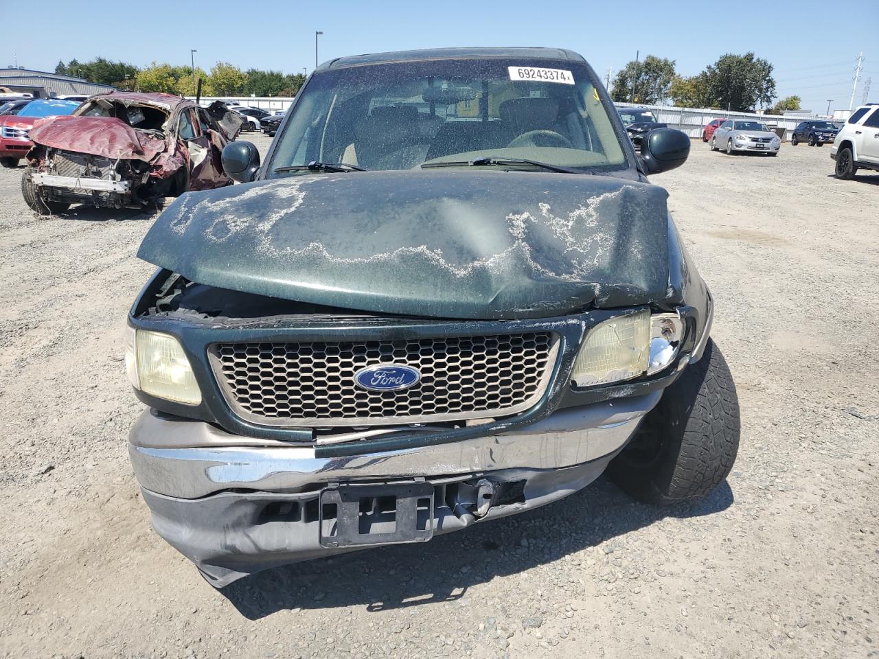 2002 Ford F-150 VIN 1FTRW07642KD58709 Copart auction photo, front end damage thumbnail 5