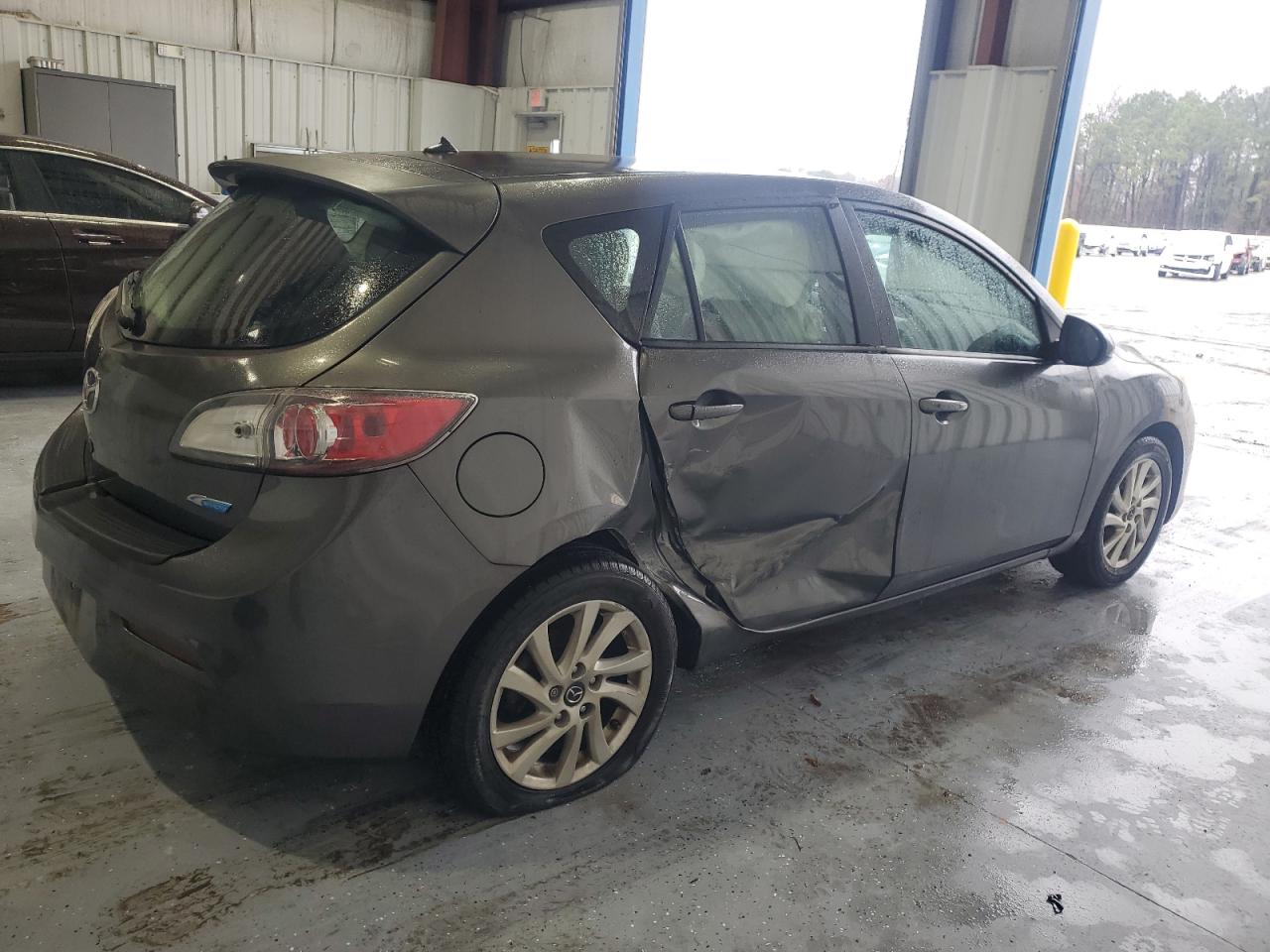 2013 Mazda 3 VIN JM1BL1M7XD1833527 Copart auction photo, side / frame damage damage thumbnail 3