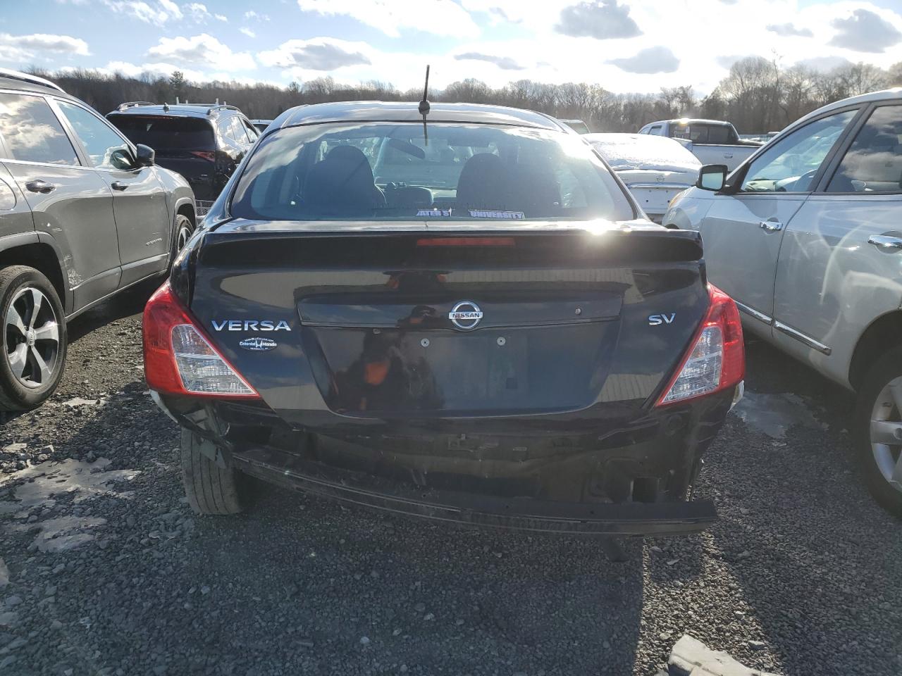 2019 Nissan Versa VIN 3N1CN7AP2KL828773 Copart auction photo, frame damage / all over damage thumbnail 6