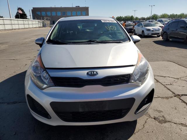 2014 KIA Rio VIN KNADM5A33E6359095 Copart auction photo, hail damage thumbnail 5