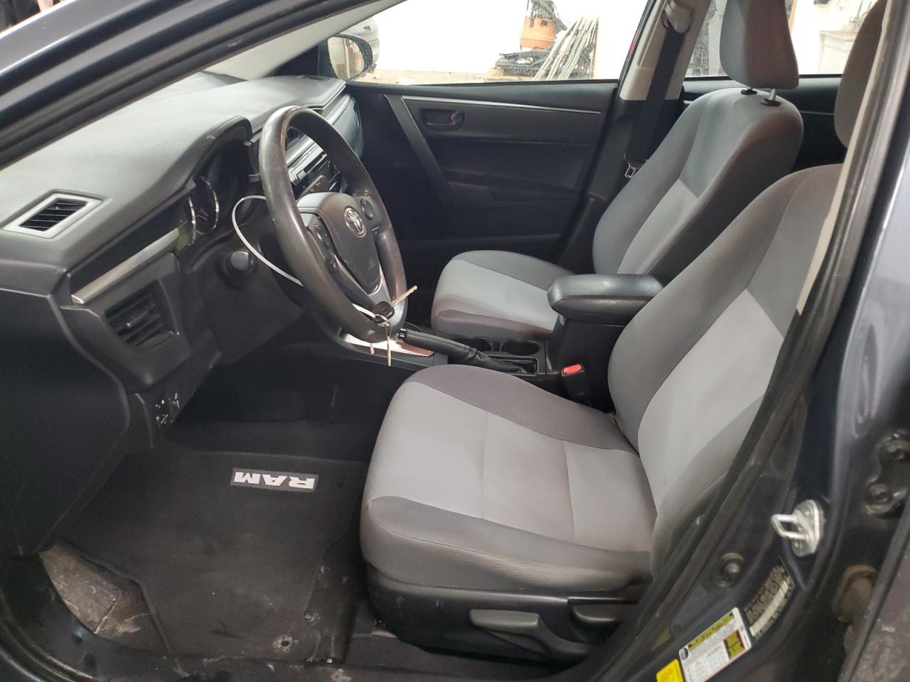 2014 Toyota Corolla VIN 2T1BURHE2EC166373 Copart auction photo, front end / rear end damage thumbnail 7