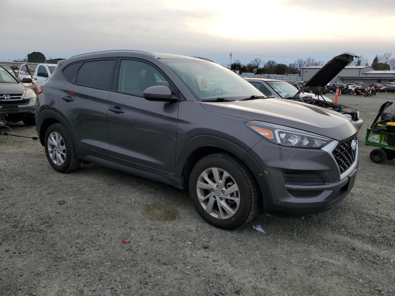 2020 Hyundai Tucson VIN KM8J3CA47LU168645 Copart auction photo, rear end damage thumbnail 4