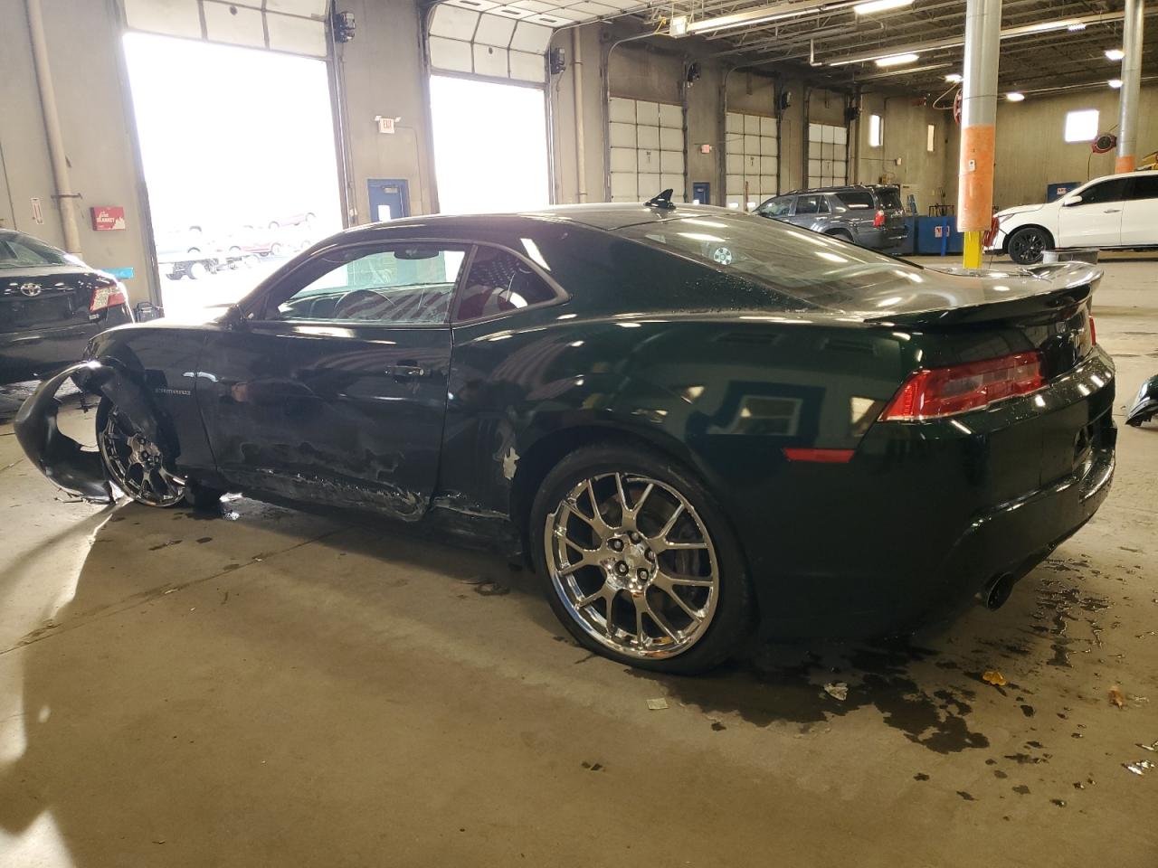 2015 Chevrolet Camaro VIN 2G1FK1EJXF9294638 Copart auction photo, front end / side damage thumbnail 2
