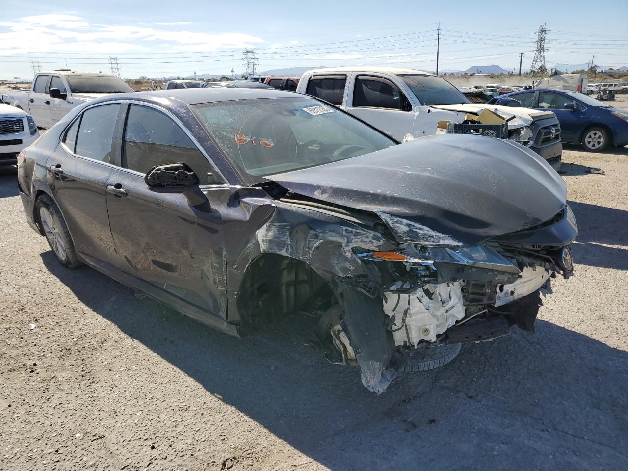 2022 Toyota Camry VIN 4T1C11AKXNU057382 Copart auction photo, all over / mechanical damage thumbnail 4