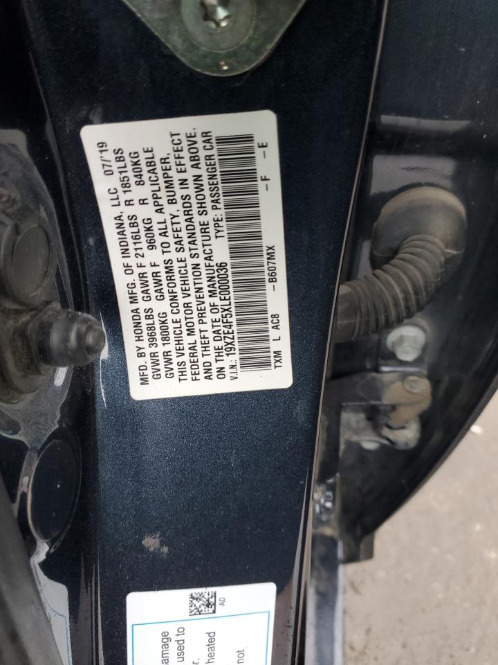 2020 Honda Insight VIN 19XZE4F5XLE000036 Copart auction photo, front end damage thumbnail 12