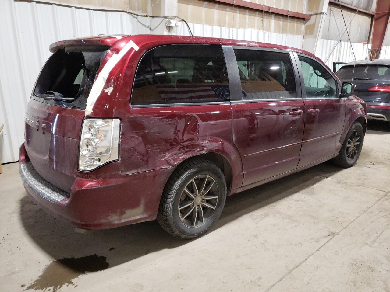 2017 Dodge Caravan VIN 2C4RDGCG8HR718460 Copart auction photo, rear end damage thumbnail 3