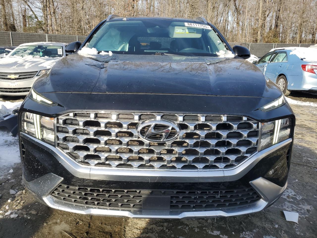 2021 Hyundai Santa Fe VIN 5NMS2DAJXMH348069 Copart auction photo, side damage thumbnail 5