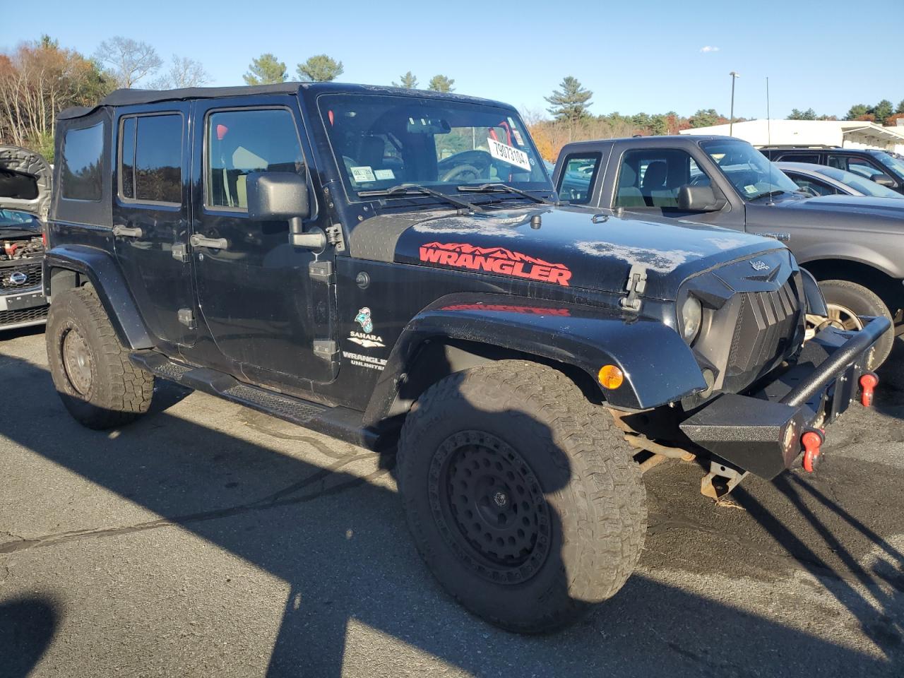 2008 Jeep Wrangler VIN 1J8GA59168L627003 Copart auction photo, minor dent/scratches damage thumbnail 4