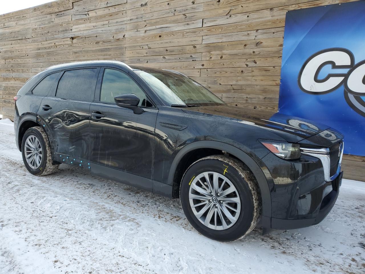 2024 Mazda CX-90 VIN JM3KKCHD9R1140736 Copart auction photo, side / rear end damage thumbnail 4