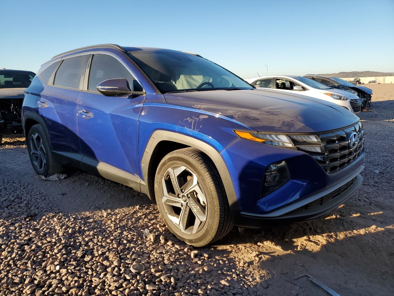 2022 Hyundai Tucson VIN 5NMJF3AE4NH128229 Copart auction photo, side damage thumbnail 4