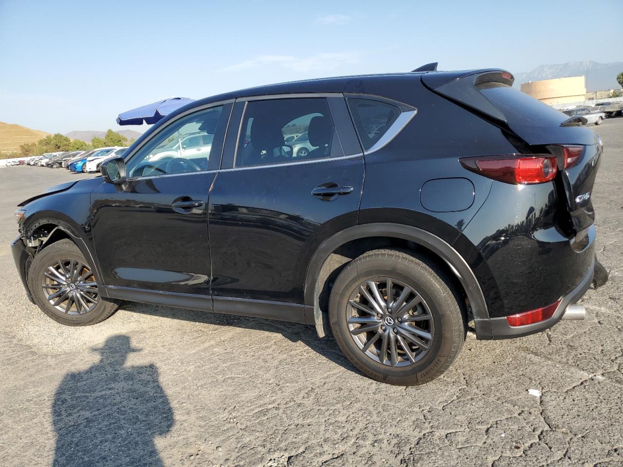 2019 Mazda CX-5 VIN JM3KFABM5K1598670 Copart auction photo, front end / rear end damage thumbnail 2