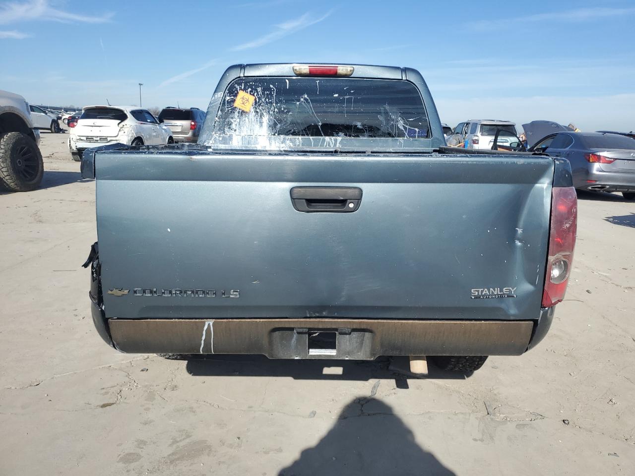2006 Chevrolet Colorado VIN 1GCCS136X68195631 Copart auction photo, front end / rear end damage thumbnail 6