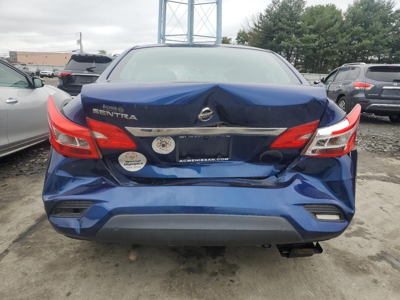 2016 Nissan Sentra VIN 3N1AB7AP8GY276139 Copart auction photo, rear end / front end damage thumbnail 6