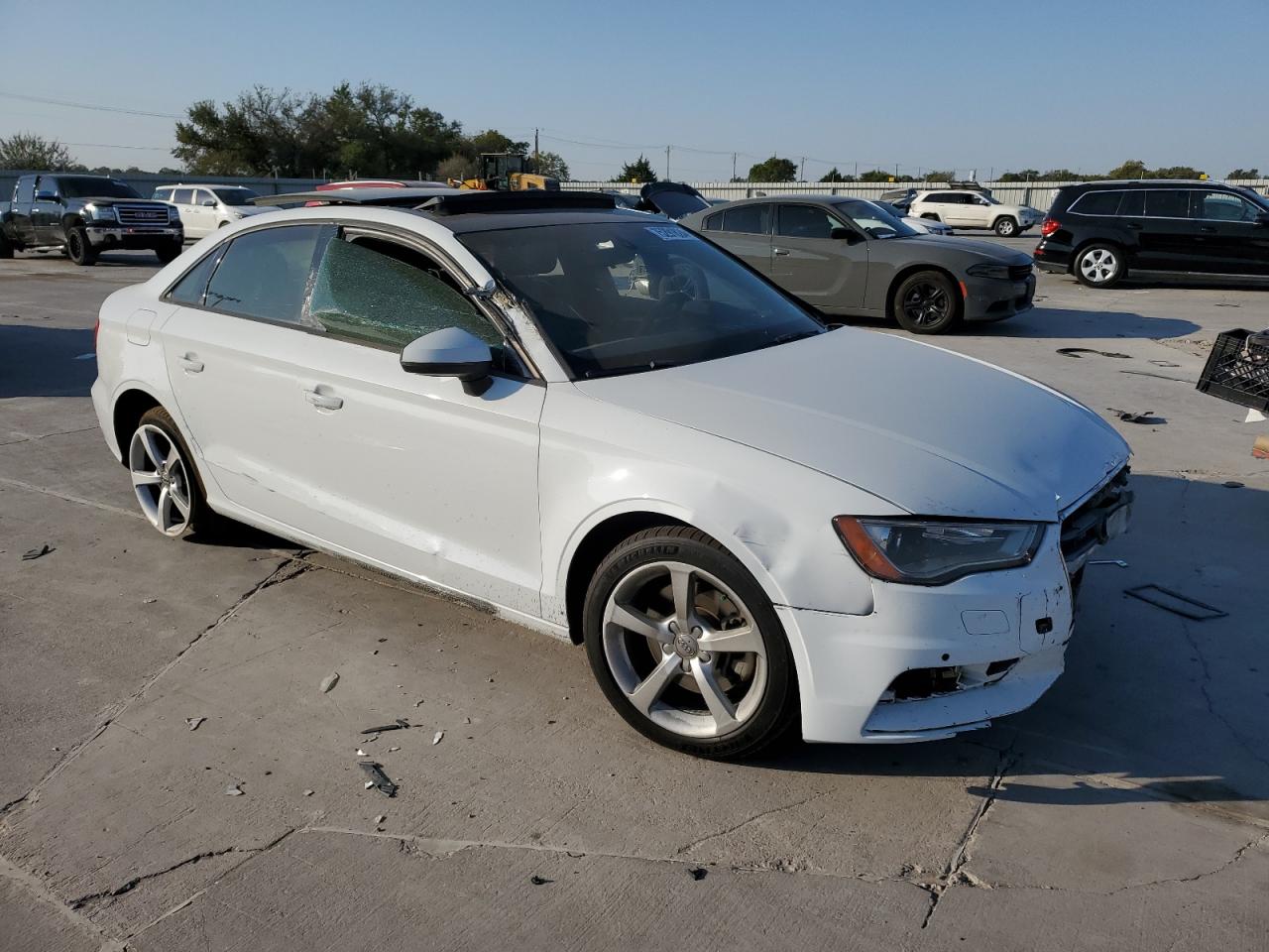 2016 Audi A3 VIN WAUA7GFF0G1014308 Copart auction photo, all over damage thumbnail 4