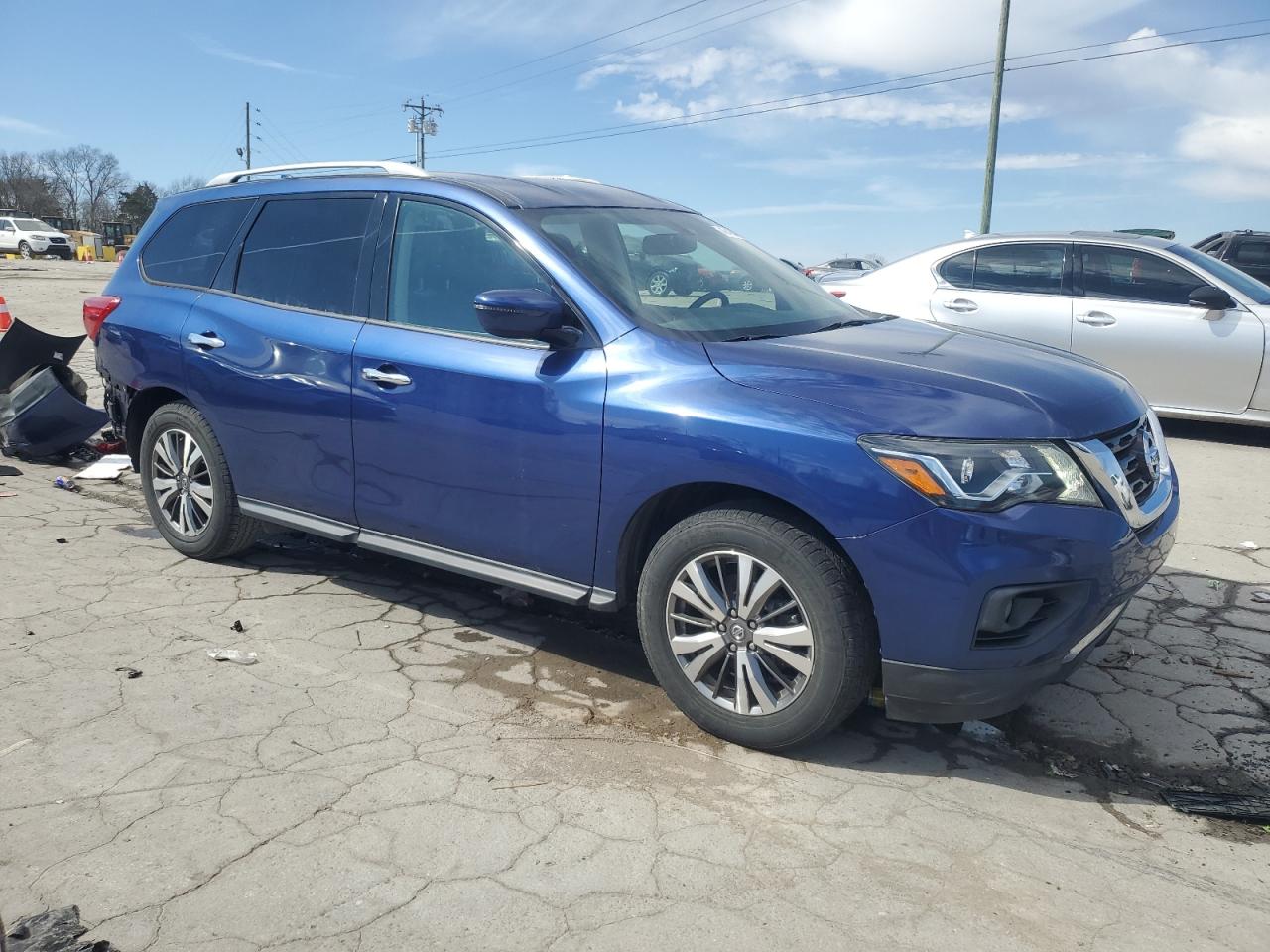 2020 Nissan Pathfinder VIN 5N1DR2BN2LC605096 Copart auction photo, rear end damage thumbnail 4