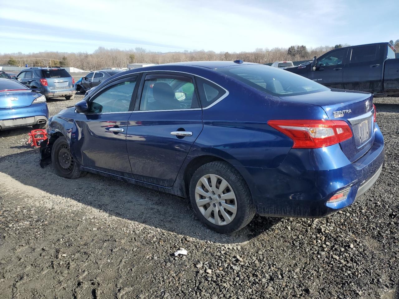 2016 Nissan Sentra VIN 3N1AB7APXGY277857 Copart auction photo, front end / side damage thumbnail 2