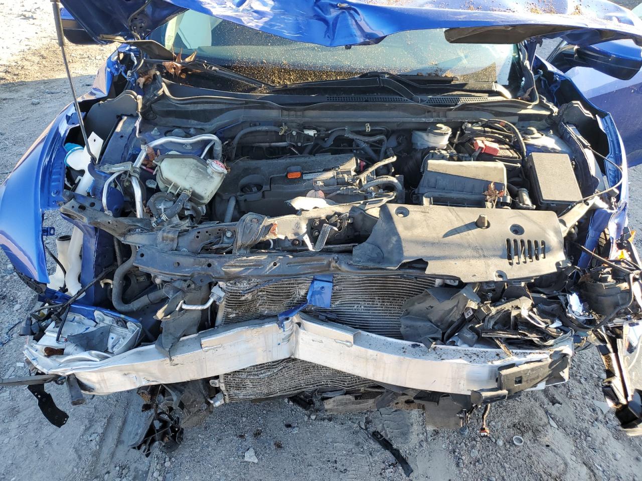 2020 Honda Civic VIN 2HGFC2F64LH560632 Copart auction photo, front end / undercarriage damage thumbnail 12