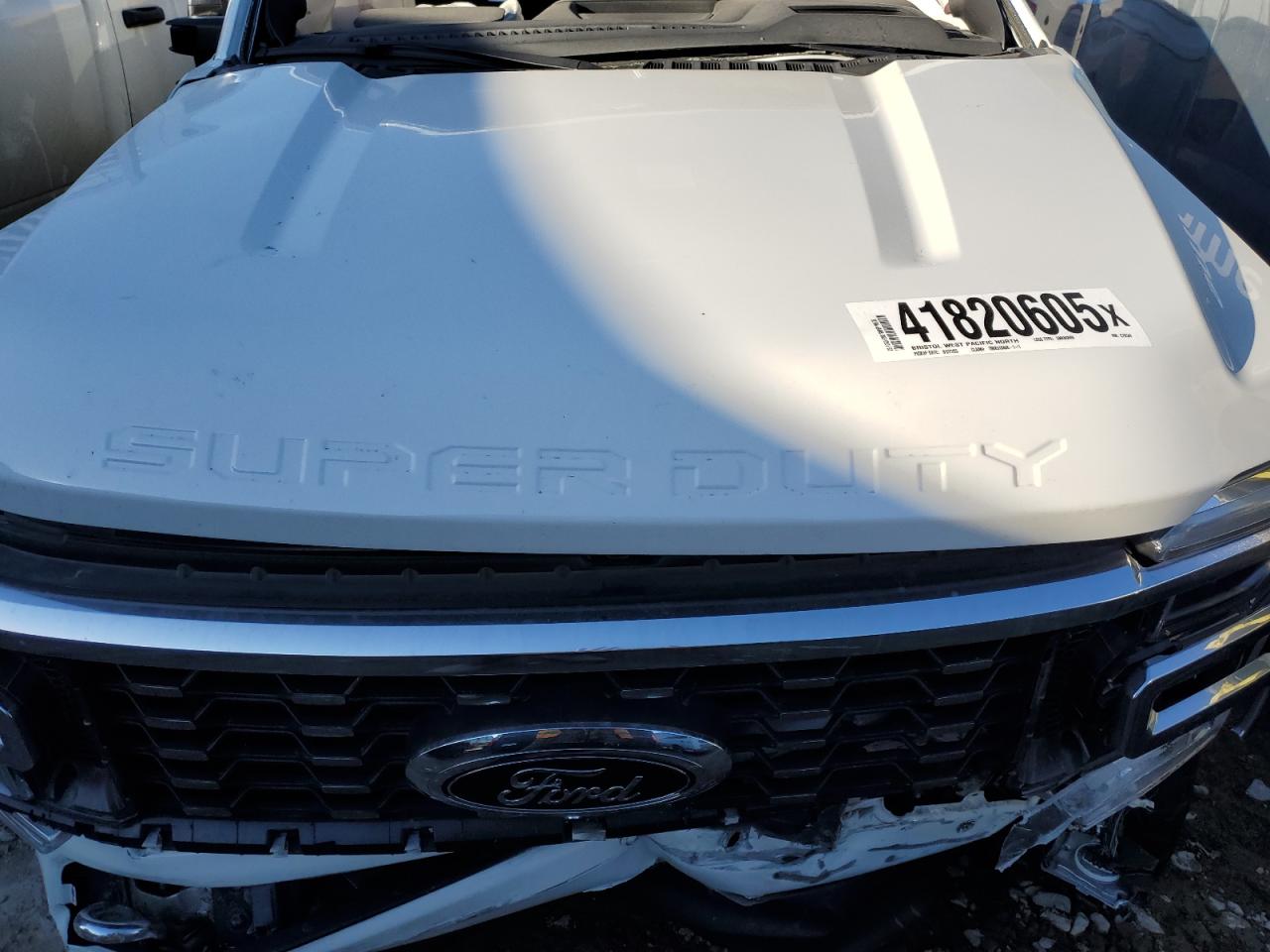 2023 Ford F350 VIN 1FT8W3DT4PEC79344 Copart auction photo, rollover damage thumbnail 12