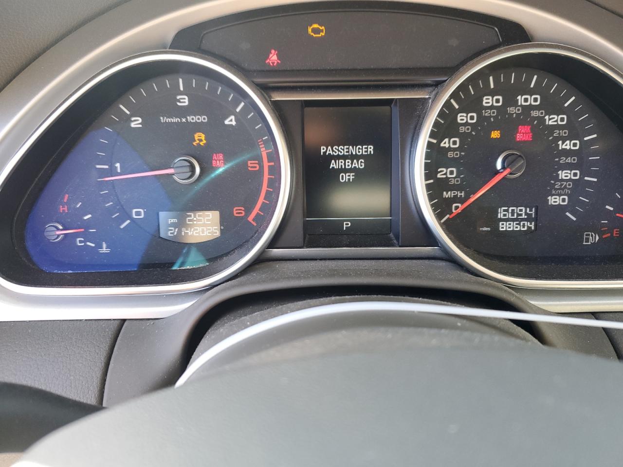 2013 Audi Q7 VIN WA1LMAFE1DD005811 Copart auction photo, front end damage thumbnail 9