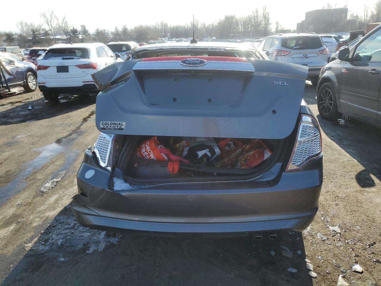 2010 Ford Fusion VIN 3FAHP0JA4AR110014 Copart auction photo, all over damage thumbnail 6