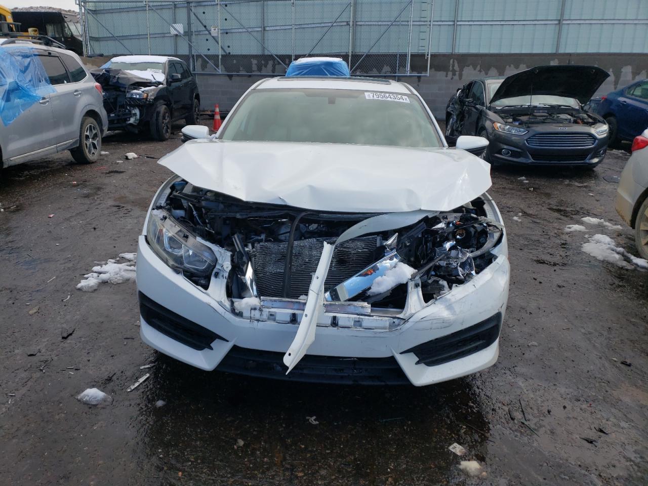 2016 Honda Civic VIN 19XFC2F7XGE093600 Copart auction photo, front end damage thumbnail 5
