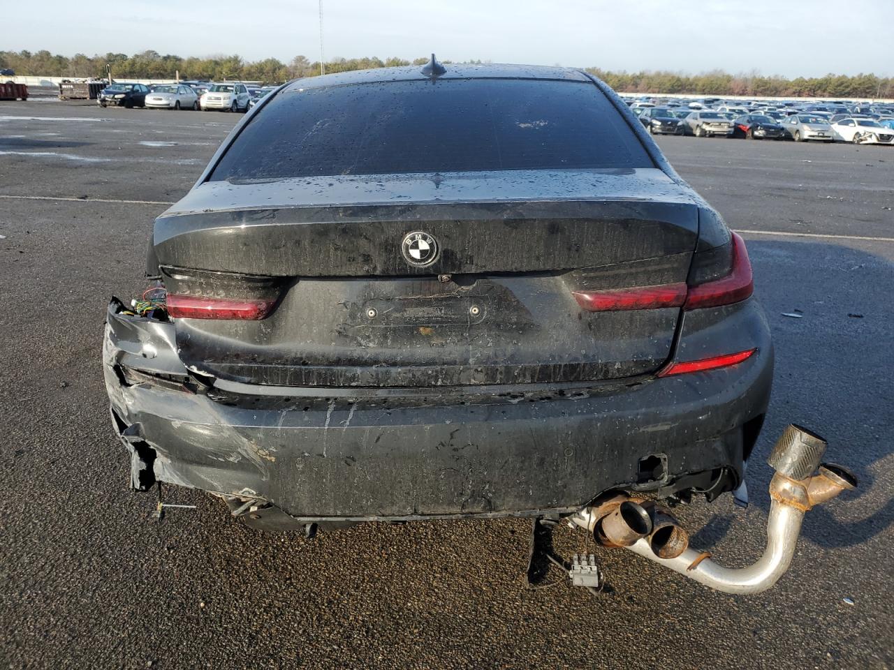 2021 BMW 3er VIN 3MW5R7J08M8B52586 Copart auction photo, all over damage thumbnail 6