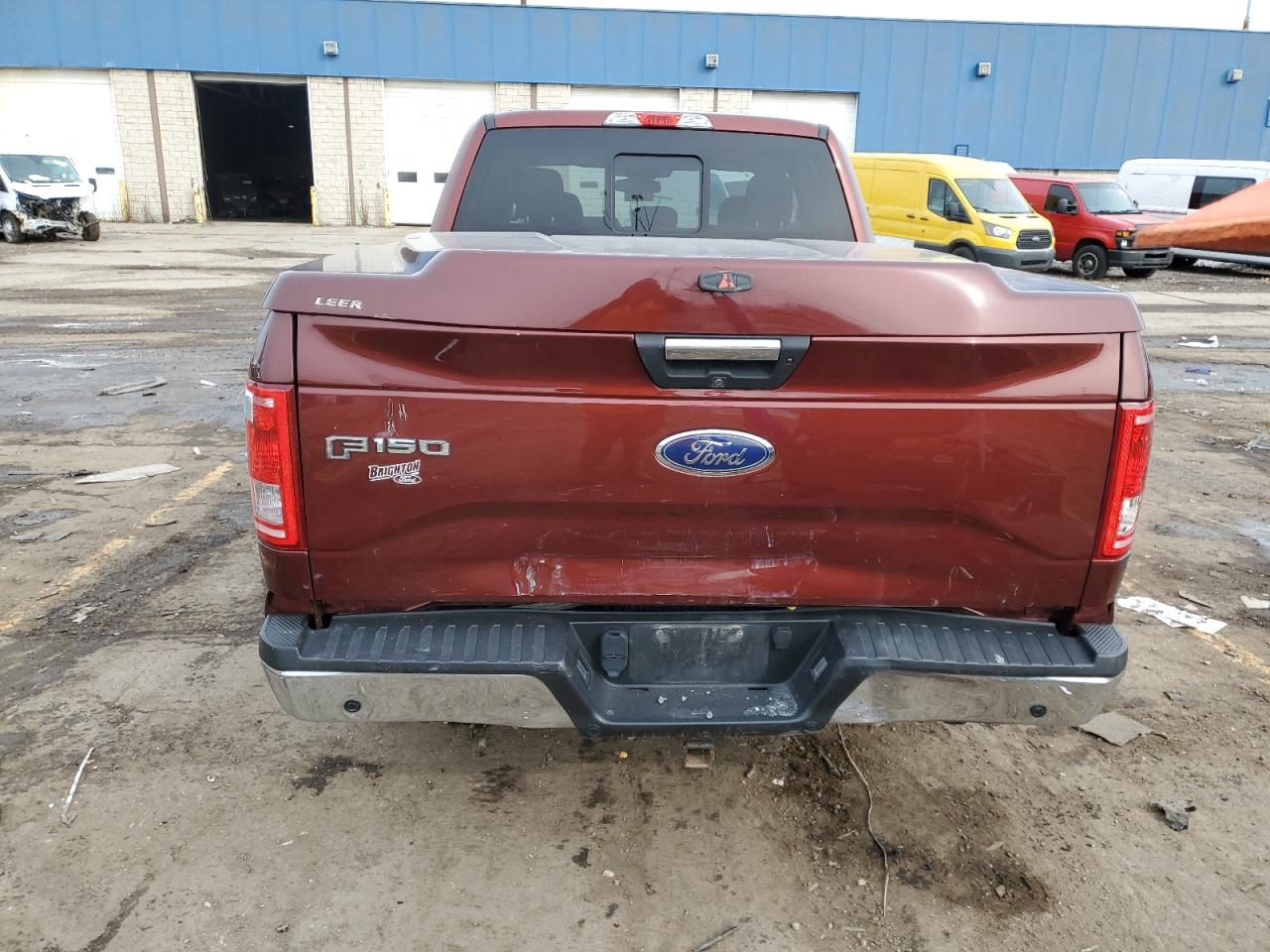 2017 Ford F-150 VIN 1FTEX1EP1HKC80573 Copart auction photo, rear end / front end damage thumbnail 6